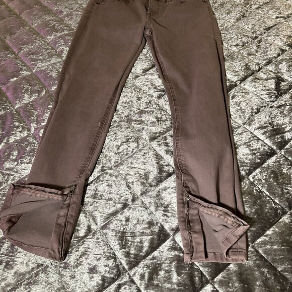 PISTOLA NWOT Purple Ankle Zip Denim Stretch Jeans Size 27 - Picture 6 of 11